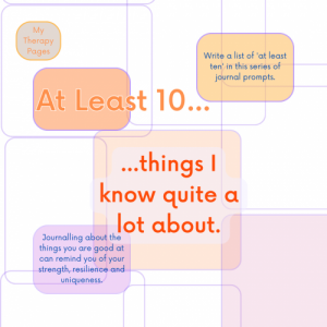things i know quite a lot about