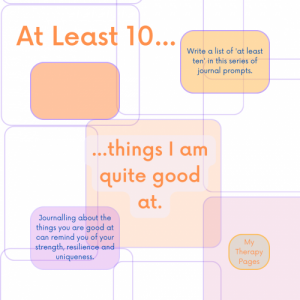 things i'm quite good at